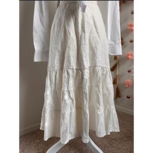 GAP Maxi White Skirt
